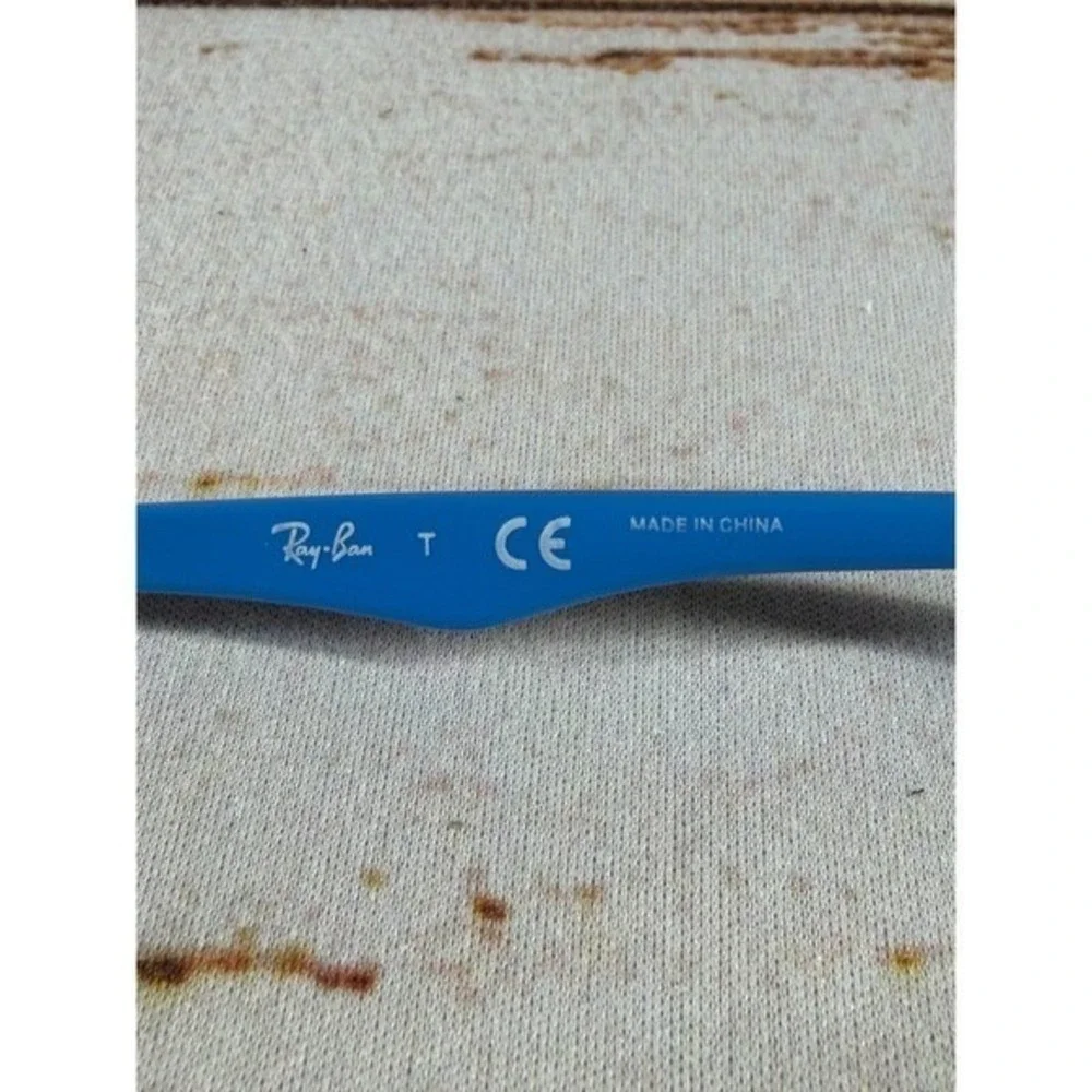 Ray-Ban RB1027 4000 Eyeglasses Frames Blue Black Rectangular 47-16-125 With Case